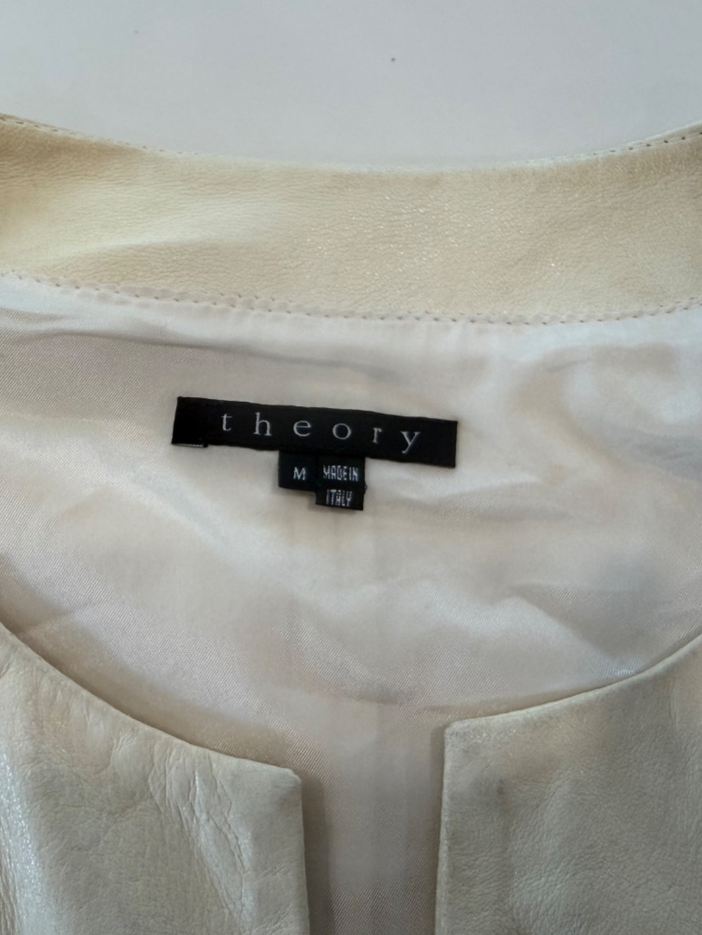 Theory leather jacket - Picture 2 of 8